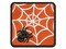Creepy Spider Web Halloween Multi-Color Embroidered Iron-On or Hook & Loop Patch Applique